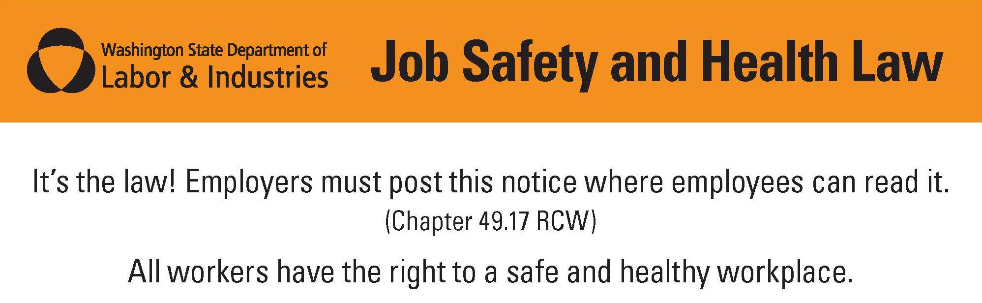 Required workplace poster update EHS