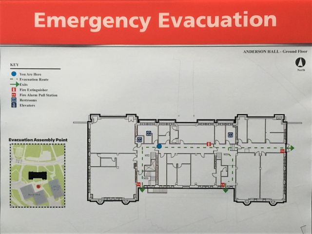 Emergency Evacuation Plan Map