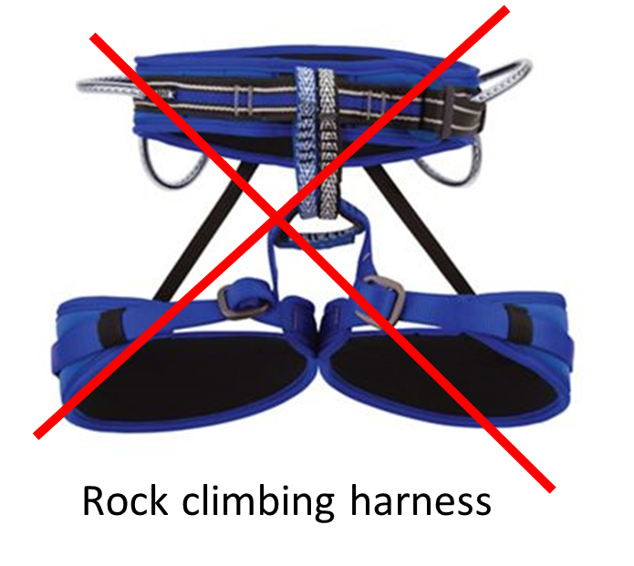 rock climbing harness