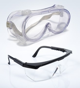 safety goggles and safety glasses