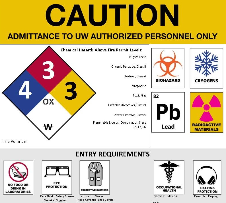 Caution And Warning Signs Ehs 