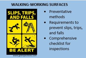 walking-working surfaces